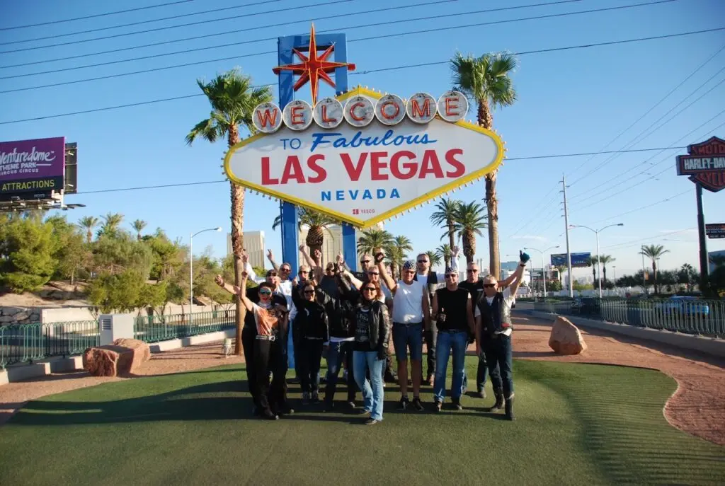 Motorcycle on Desert Road